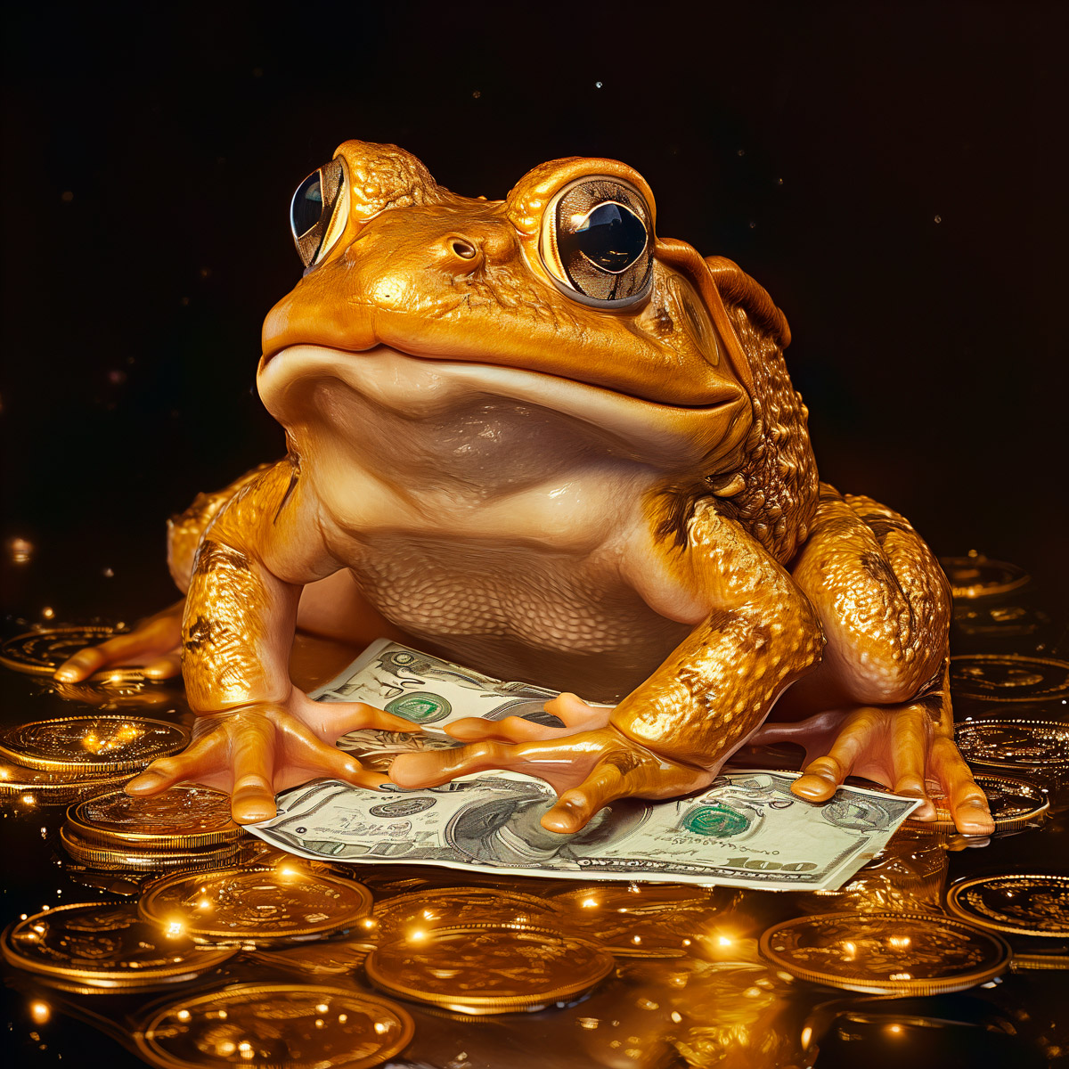 Ritual del dinero y prosperidad rana dorada